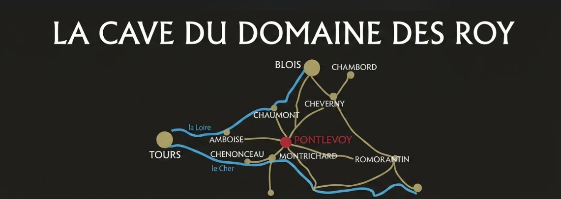 Access Map - Domaine des Roy winery in Pontlevoy