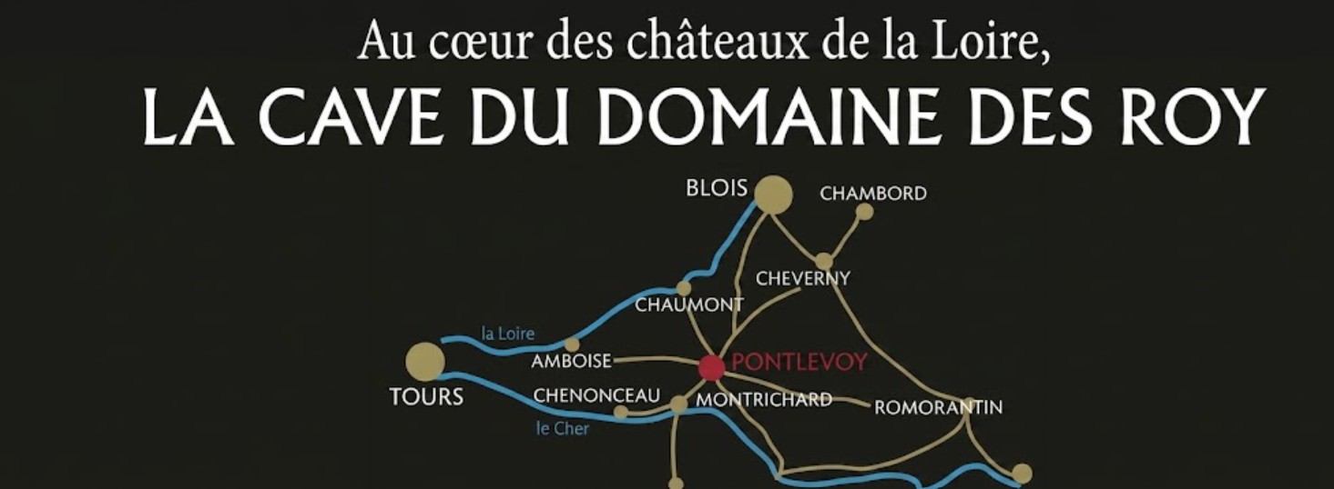 Plan d'accès - La cave du Domaine des Roy à Pontlevoy