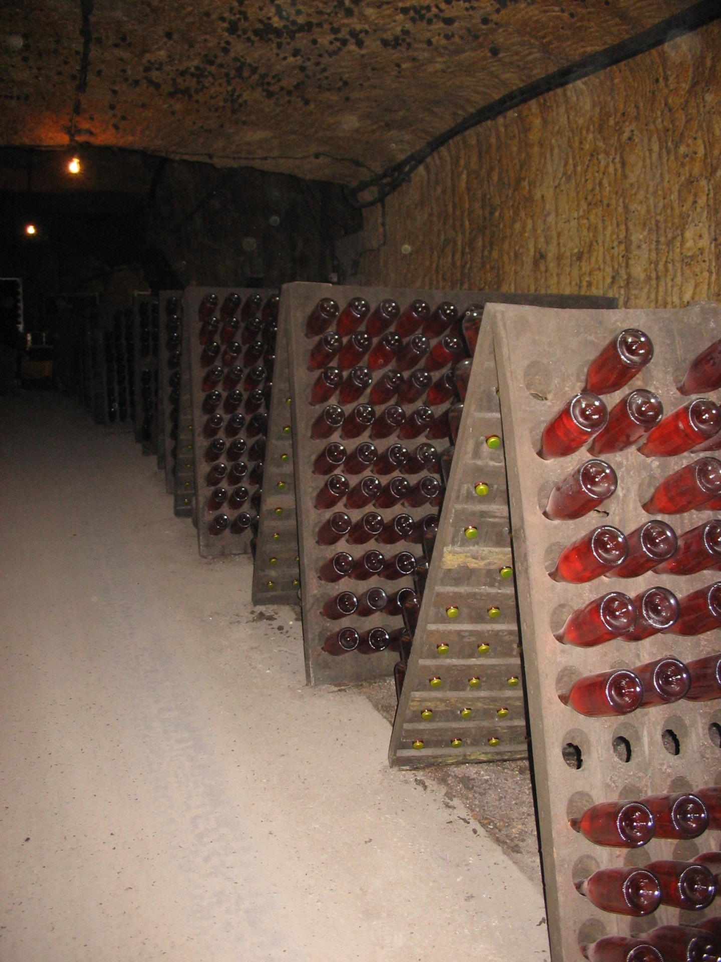 Underground caves of Domaine des Roy in Pontlevoy
